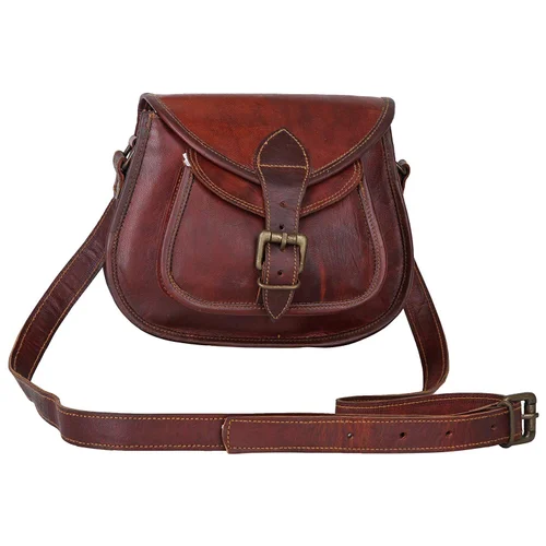 Leather Side Sling Bags